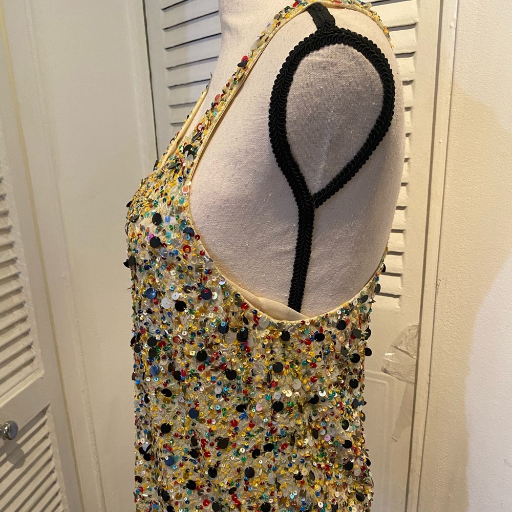 ASO SERENA VAN DER WOODSEN SEQUIN TANK -  Size 2 - Picture 7 of 11